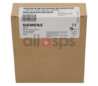Siemens Simatic S7 Digital Output 6ES7322-1BF01-0AA0 