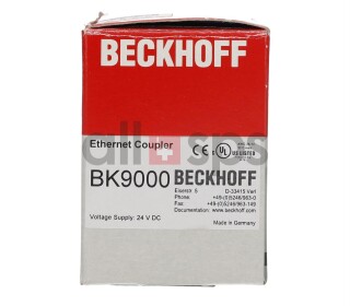 BECKHOFF ETHERNET KOPPLER, BK9000
