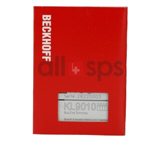 BECKHOFF BUS END TERMINAL, KL9010