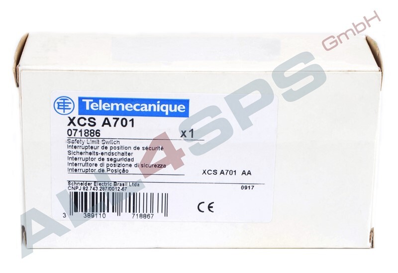 TELEMECANIQUE XCS-A701 SAFETY INTERLOCK SWITCH XCSA701