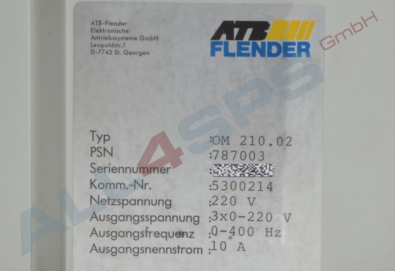 ATP FLENDER VARITEX AF UMFORMER, OM201002, OM210.02