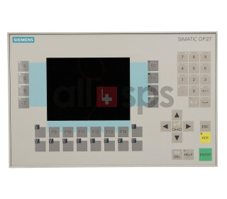 SIEMENS OPERATOR PANEL OP27 STN COLOR LC DISPLAY - 6AV3627-1LK00-1AX0