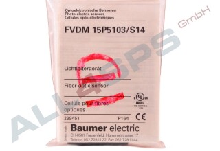 BAUMER, LICHTLEITERGERÄT, +10-30 VDC, FVDM 15P5103/S14