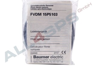 BAUMER, FIBER OPTIC SENSOR, +10-30 VDC, FVDM 15P5103