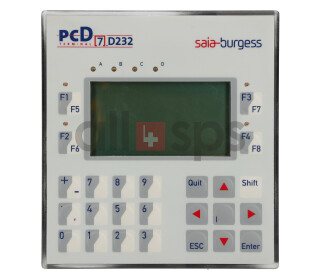 SAIA BURGESS PCD OPERATOR PANEL, PCD7.D232