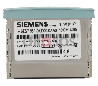 SIMATIC S7 MEMORY CARD S7-300, 6ES7951-0KD00-0AA0
