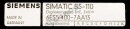 SIEMENS SIMATIC S5-110, DIGITALEINGABE 8 EINGAENGE,...