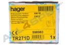 HAGER TEBIS DIMMING PLUG ADAPTATOR, 300W, 230V, TR271D