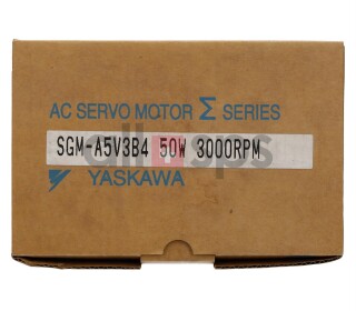 YASKAWA AC SERVO MOTOR, SGM-A5V3B4