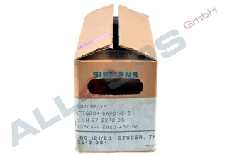 SIEMENS AC FEED DRIVE MOTOR, DC LINK 210 V 0.90 NM, 3000 RPM, 1FT5034-0AF01-0-Z