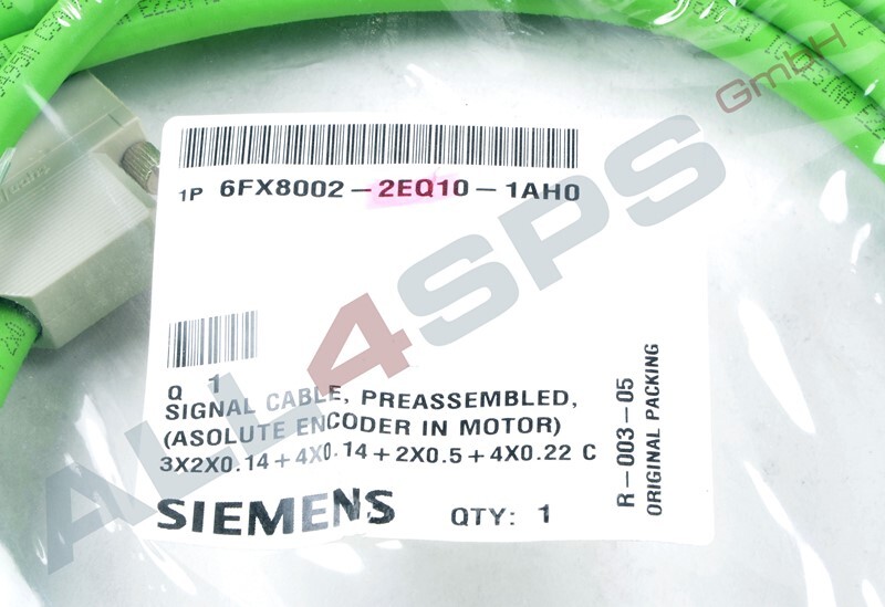 Siemens 6FX8002-2EQ10-1BK0 Signalleitung Länge= 19 mtr < > ungebraucht