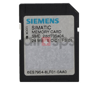 SIMATIC S7 MEMORY CARD FUER S7-1X00 CPU/SINAMICS,...