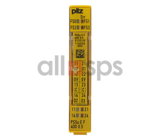 PILZ PSSU E F 4DO 0.5 ELECTRONIC MODULE - 312210