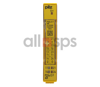 PILZ PSSU E F 4DI ELECTRONIC MODULE - 312200