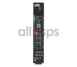 PILZ PSSU E S 4DI ELECTRONIC MODULE, 312400