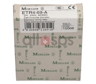 MOELLER TIMING RELAY, 031891, ETR4-69-A