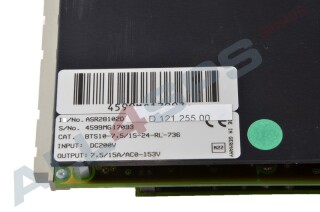BALDOR STUBLI BTS10 SERVO DRIVE, BTS10-7.5/15-24-RL-736-AXE1