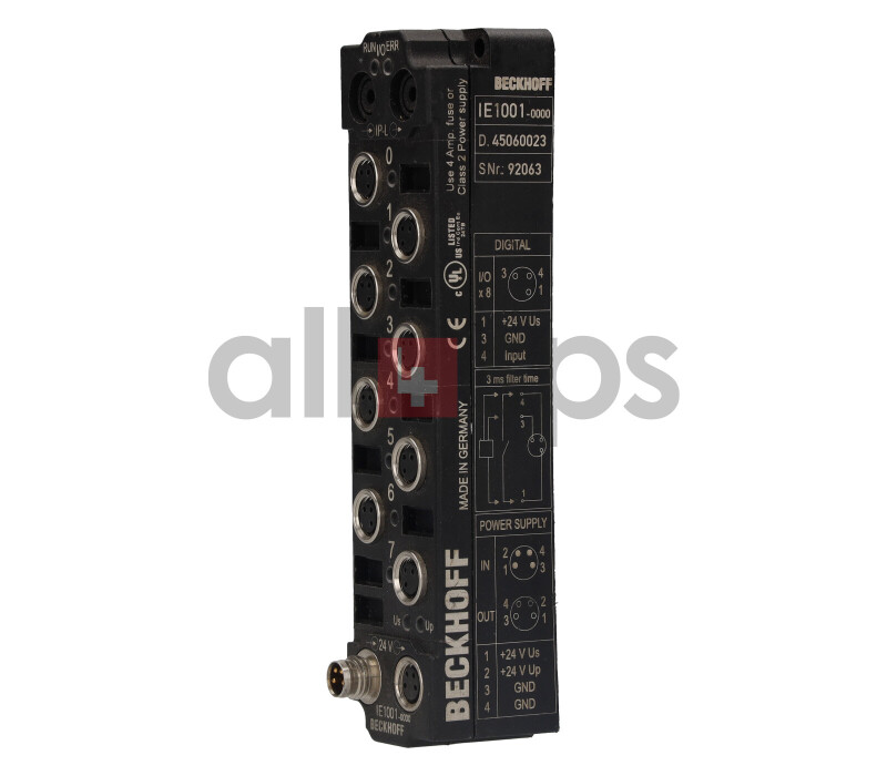 BECKHOFF 8 CHANNEL DIGITAL INPUT, IE1001-0000