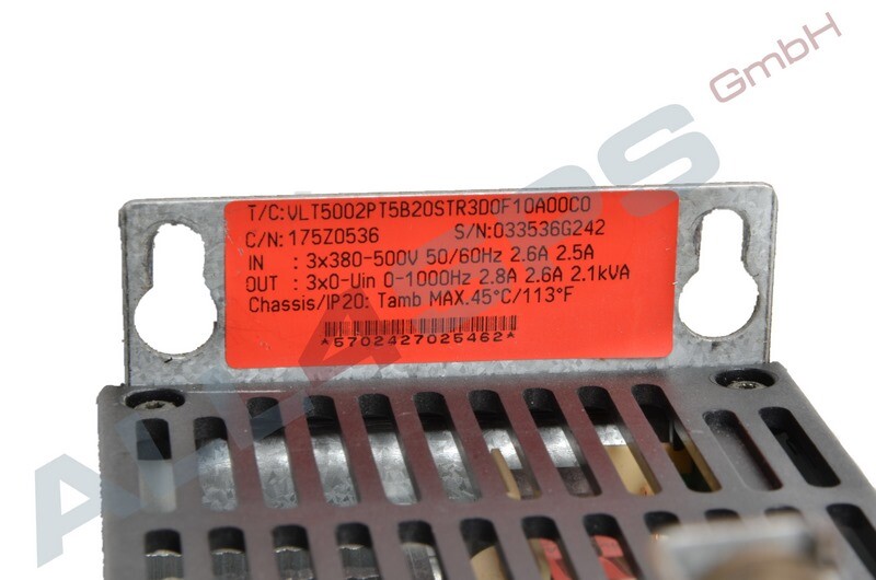 DANFOSS FREQUENZUMRICHTER VLT5002, 175Z0536
