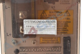 INDRAMAT AC SERVO CONTROLLER, DDS02.1-W200-DA06-00