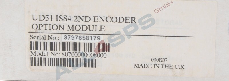 CONTROL TECHNIQUES ENCODER OPTIONSMODUL, UD51 ISS4 2ND