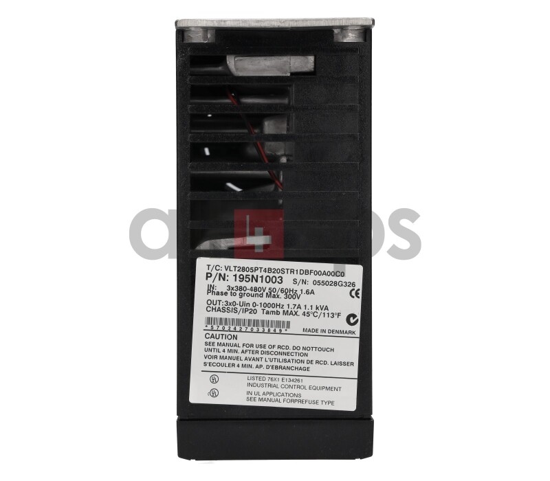 DANFOSS FREQUENZUMRICHTER VLT2800, 195N1003