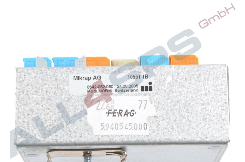 MIKRAP AG LOCAL DIGITAL I/O MODULE, MODUNORM, 105511B