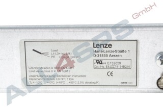 LENZE FUNKENSTRFILTER, E132659, E82ZZ75134B210