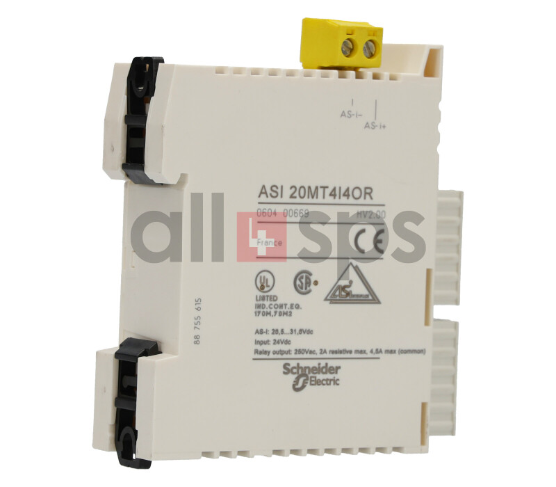 SCHNEIDER ELECTRIC AS-INTERFACE MODULE, ASI20MT4I4OR