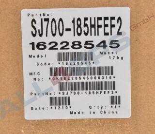 HITACHI FREQUENZUMRICHTER, 18.5KW - SJ700-185HFEF2, 16228545