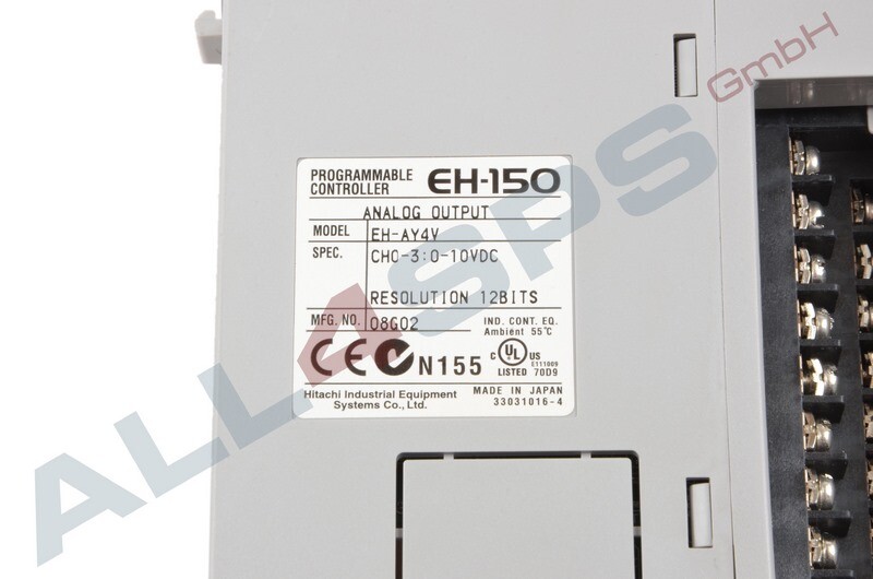 HITACHI ANALOG OUTPUT MODULE EH-150, EH-AY4V