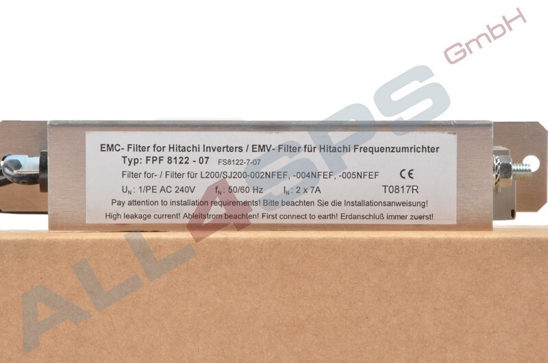 HITACHI EMC-FILTER FR FREQUENZUMRICHTER, FPF-8122-07