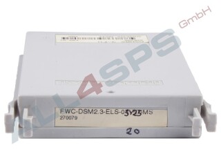 INDRAMAT MODULE PLUG IN W/FIRMWARE, FWC-DSM2.3-ELS-05V25-MS USED (US)