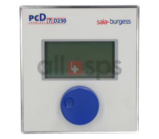 SAIA BURGESS TEXT DISPLAY, PCD7.D230