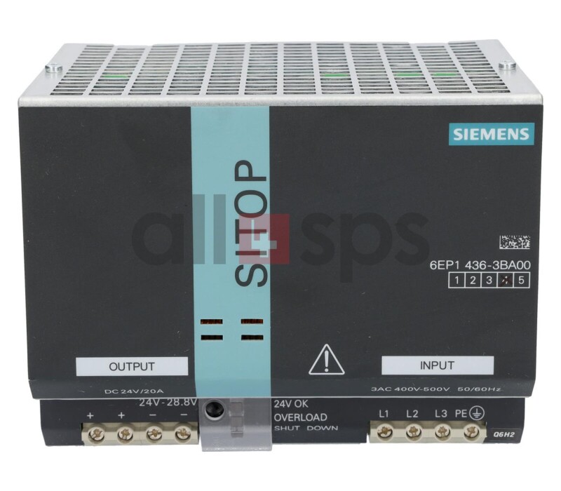 Siemens SITOP Power 40 6EP1437-1SL11 Basic Line Stromversorgung Power Supply E:5 