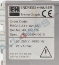 ENDRESS + HAUSER MEMO-GRAPH, RSG10-A111A21AA USED (US)