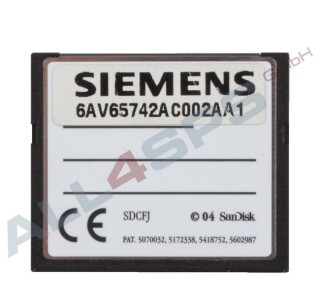 SIEMENS HMI CF CARD 128 MB, 6AV6574-2AC00-2AA1