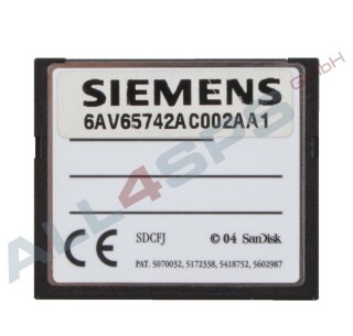 SIEMENS HMI CF-KARTE 128 MB, 6AV6574-2AC00-2AA1