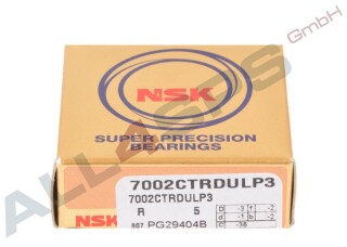 NSK ANGULAR CONTACT BALL BEARING, 7002CTRDULP3