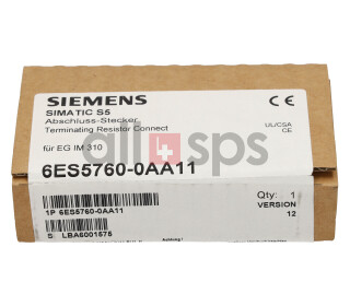 SIMATIC S5, TERMINATING CONNECTOR FOR ZG-IM 314, 6ES5760-1AA11