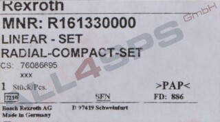 REXROTH LINEARES KUGELLAGER, R161330000