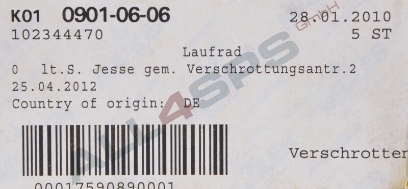 MDLER LAUFRAD, 0901-06-06