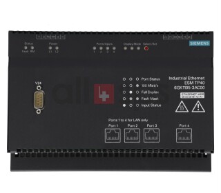 SIMATIC NET ESM TP40 ELECTRICAL SWITCH MODULE, 6GK1105-3AC00