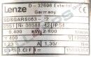 LENZE SERVOMOTOR 0.4KW 15048354, SDSGARS063-22