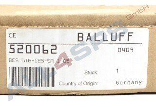 BALLUFF INDUKTIVER SENSOR,  BES 516-125-SA1-05