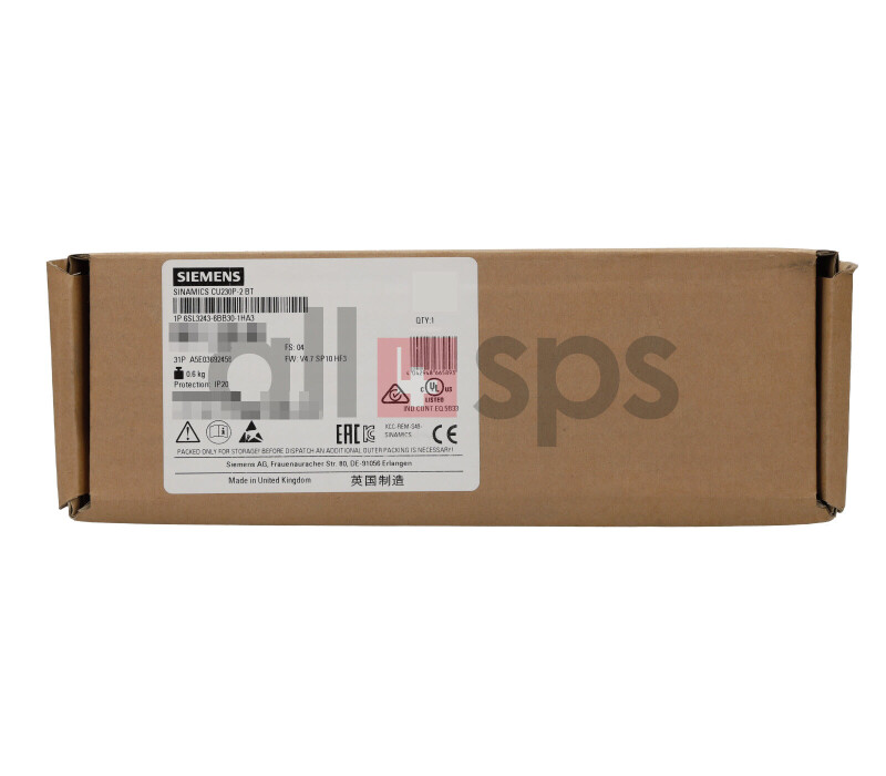 SINAMICS G120P BT CONTROL UNIT, 6SL3243-6BB30-1HA3