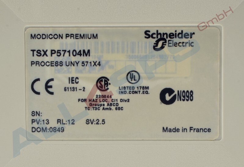 SCHNEIDER ELECTRIC PROCESSOR UNY 571X4, TSXP57104M