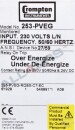CROMPTON OVER/UNDER DE-ENERGIZE, 253-PVEG-RQBX-C7-EC USED (US)