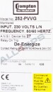CROMPTON DE-ENERGIZE, 252-PVVG-RQBX-C7-EB USED (US)