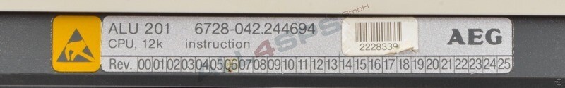AEG MODICON CPU ZENTRALEINHEIT 12K, ALU 201